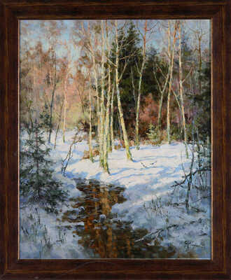 Дёмин Сергей Михайлович. Март в лесу 